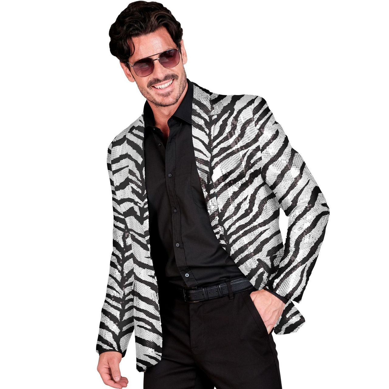 Paillettenjacke Mr Safari Bling Herren