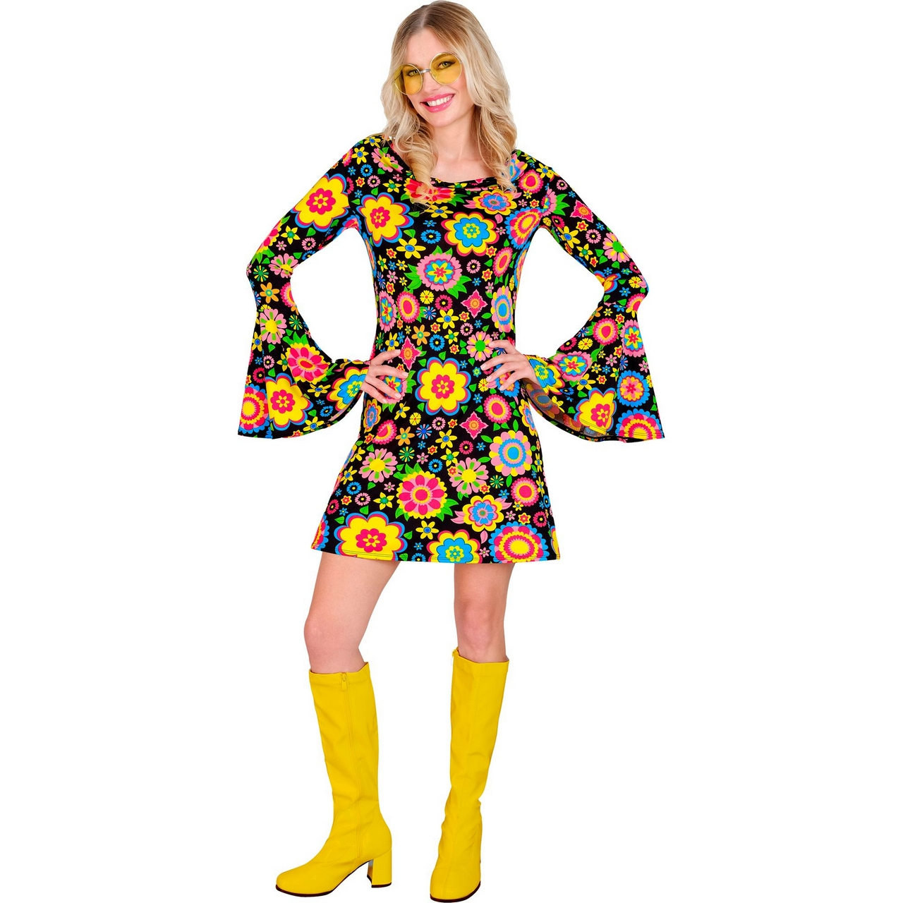 Also Rein Ins 60er Jahre Kleid Flower Love Damen