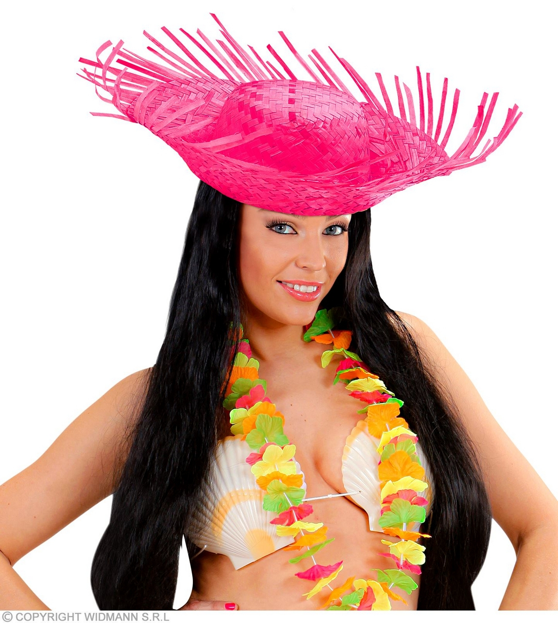 Ipanema Beach Hat Stroh Rosa