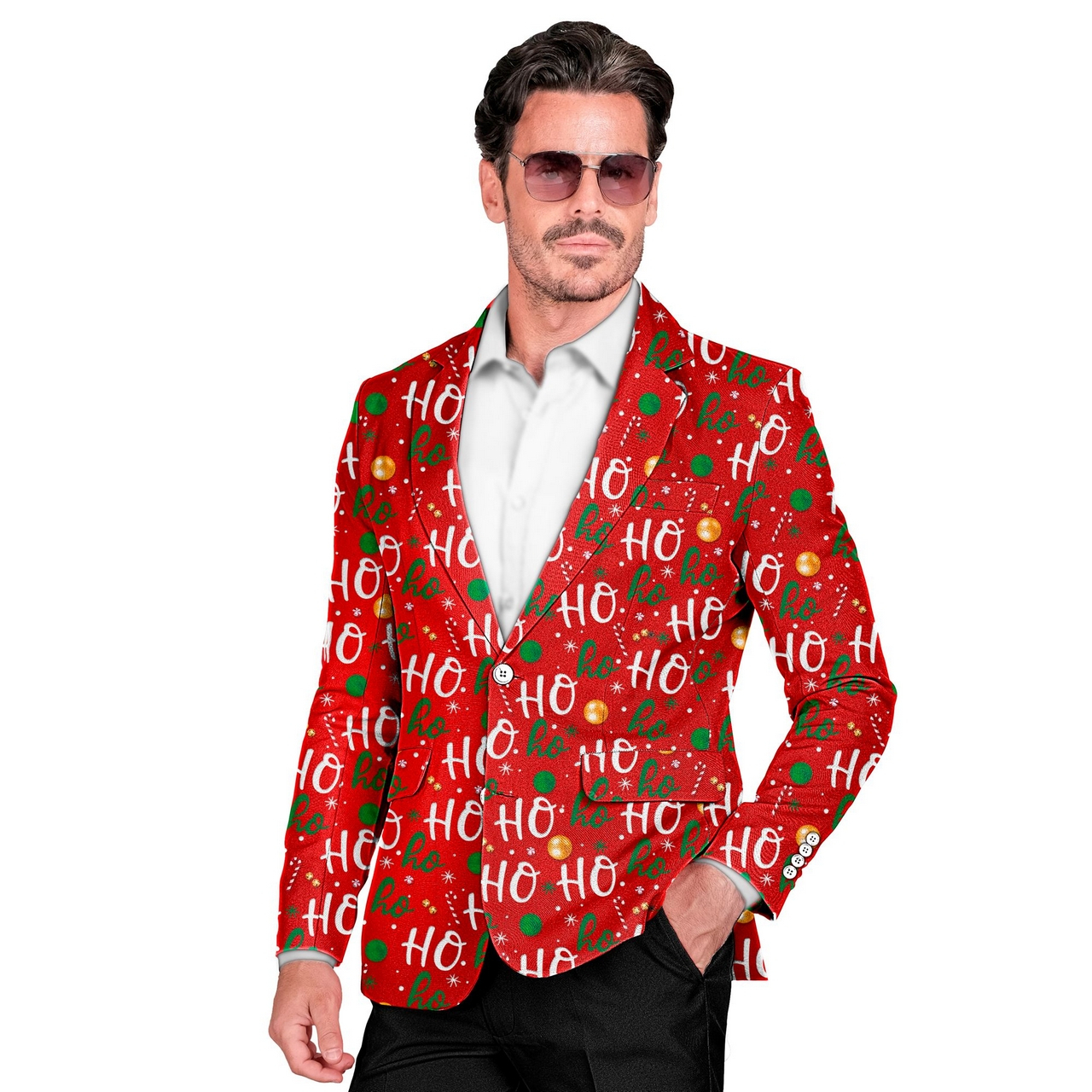 Ho Ho Der Weihnachtsmann Kommt Bald Jacke Herren