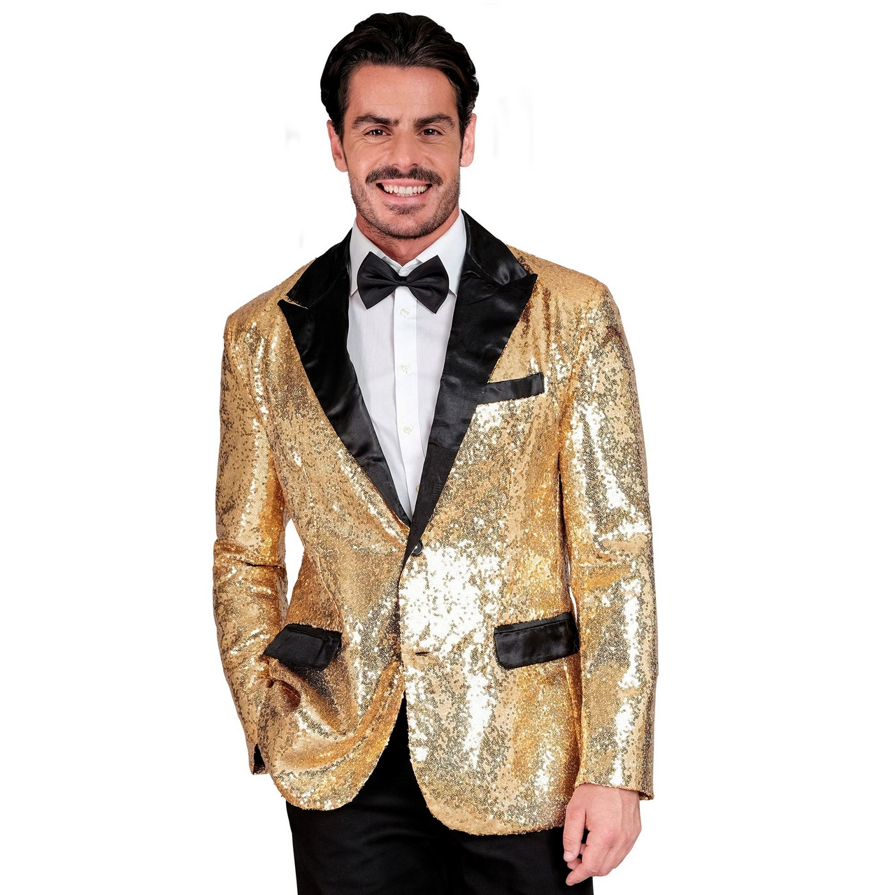 Showmaster Golden Glam Paillettenjacke Herren