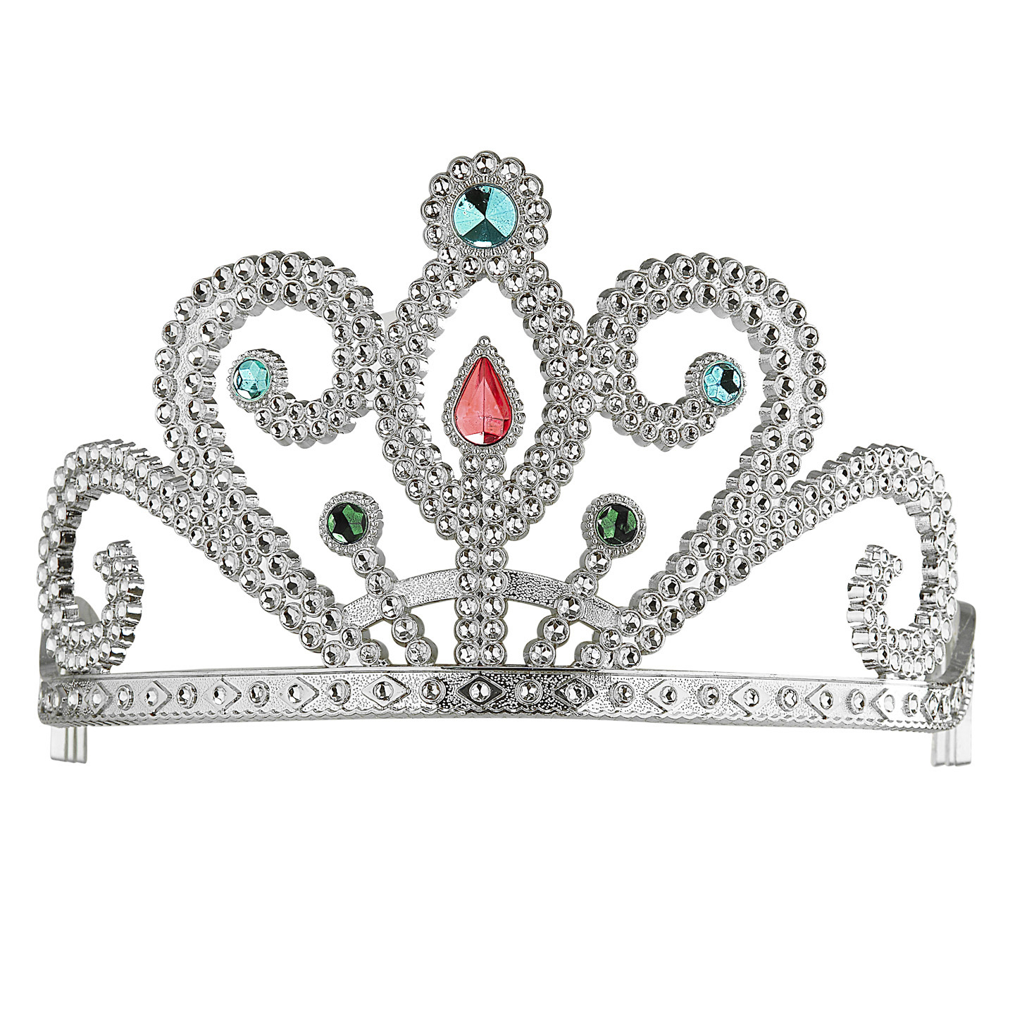 Royal Princess Crown Silber Mit Diamanten, Silber