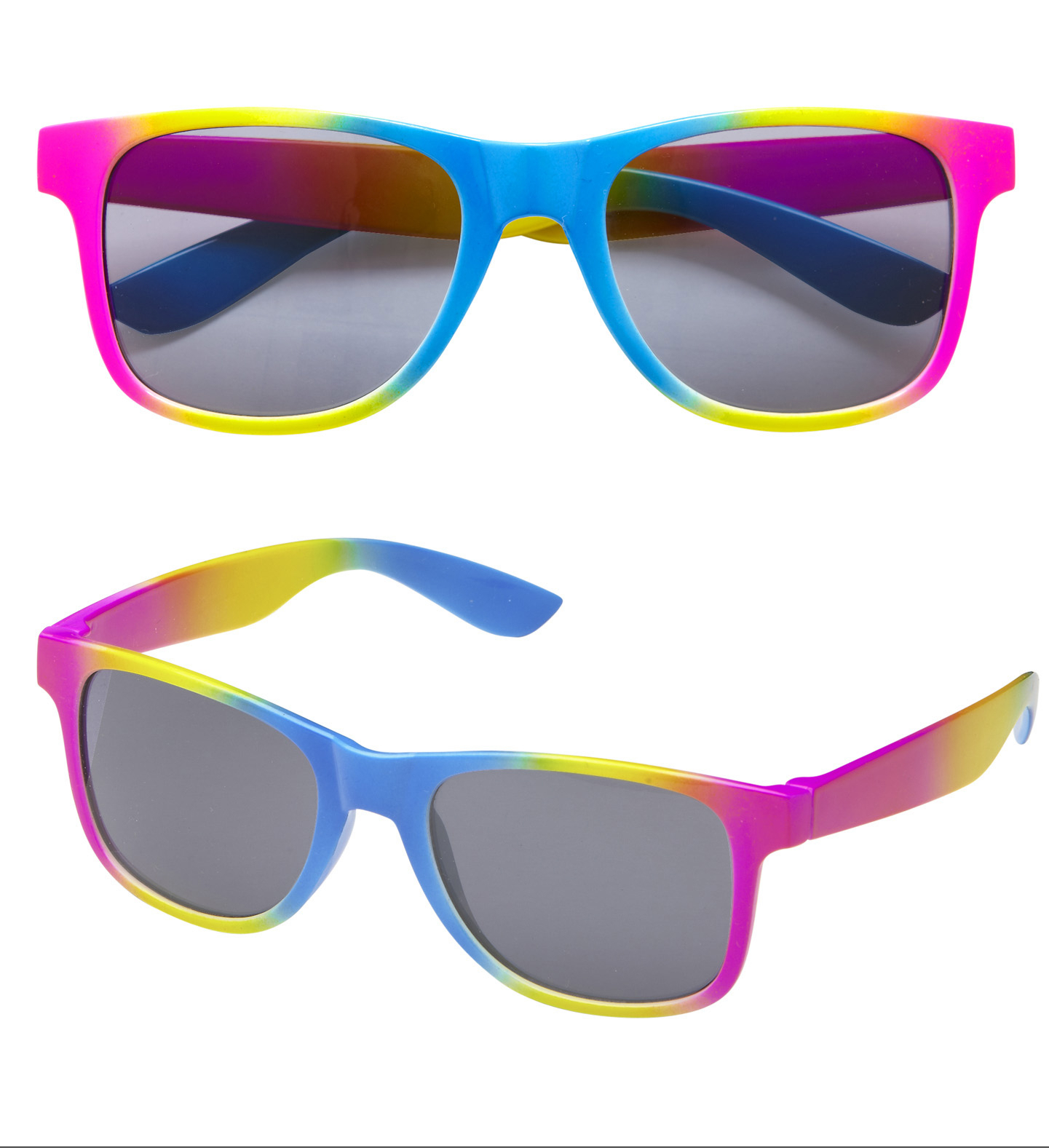 Disco -Brille, Regenbogen