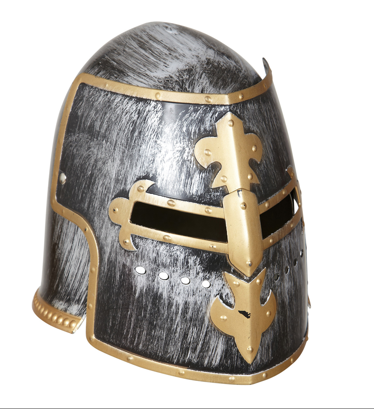 Mittelalterlicher Kampfhelm Mit Weier Braveheart