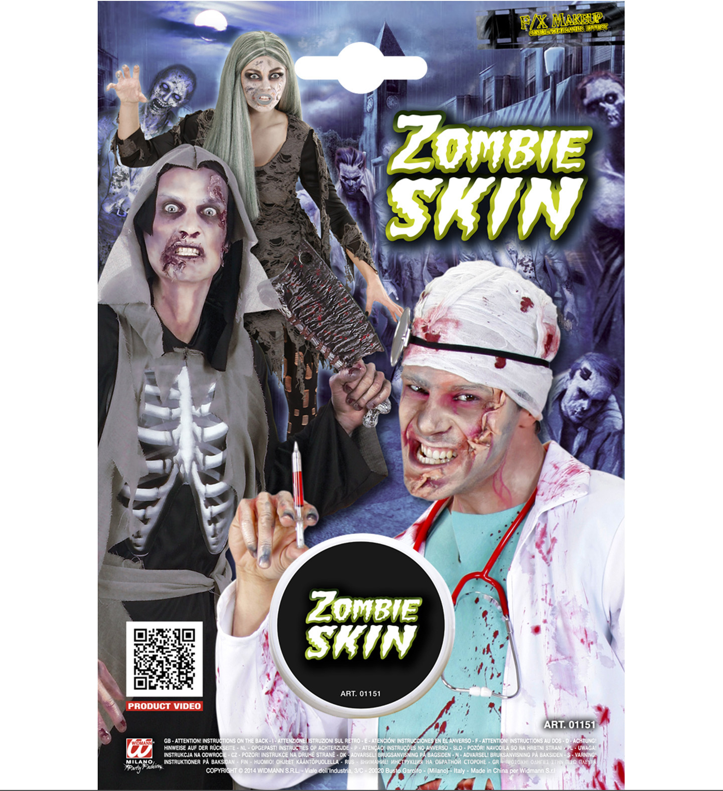 Nephud Zombie Make -Up Set