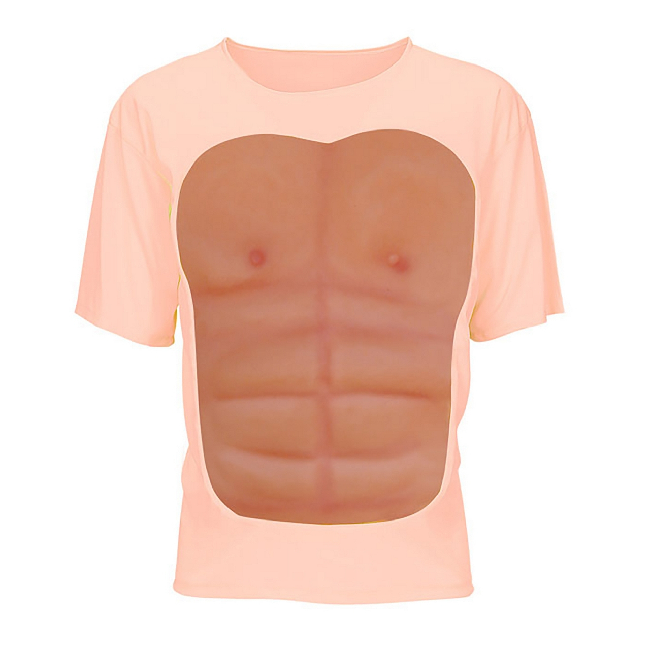 Sixpack Muskeln Torso T-Shirt Man Kostüm Herren