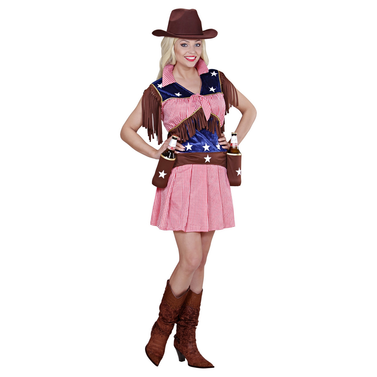 Western Rodeo Cowmädchen Frau Kostüm Damen