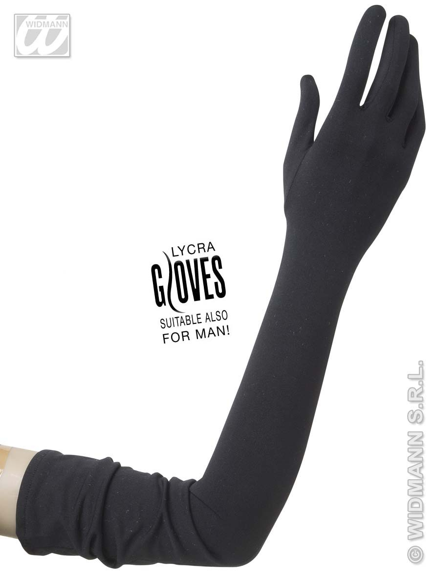 Handschuhe Lycra, Schwarz