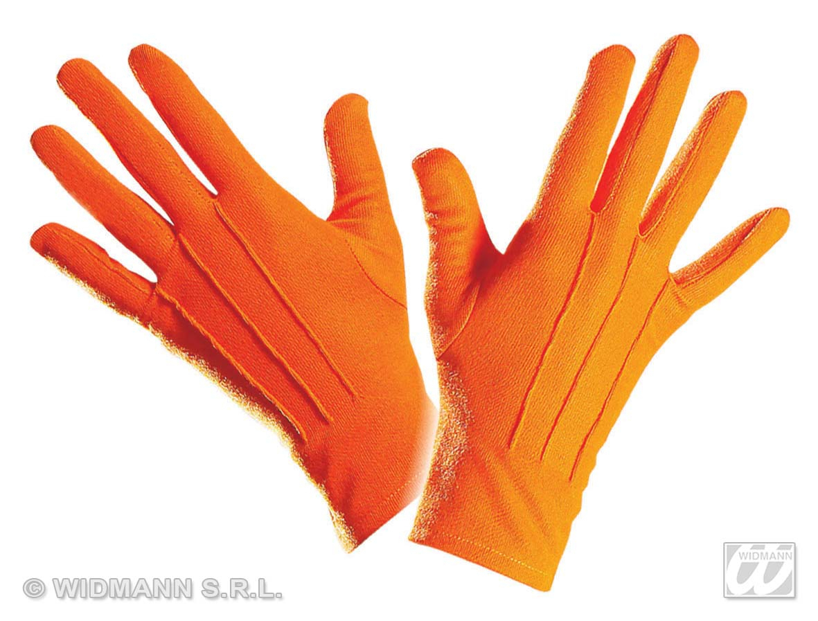 Handschuhe Orange