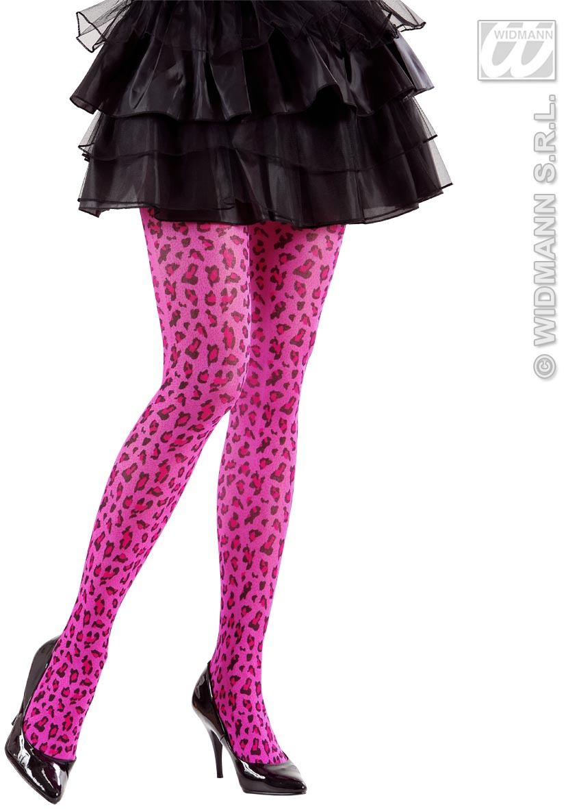 Strumpf Rosa Leopard