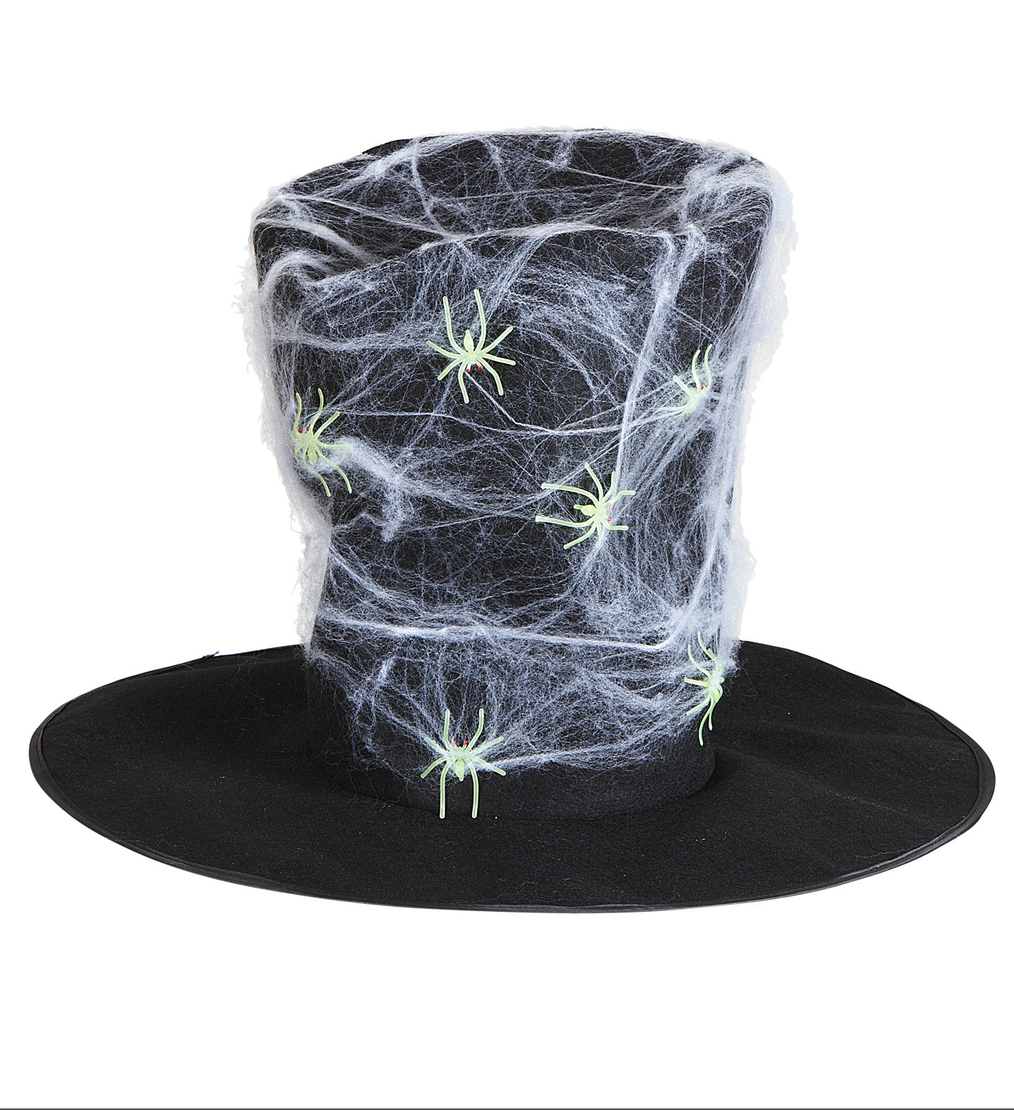 Halloween Fantasy Top -Hut Mit Spinnennetz Und Spinnen