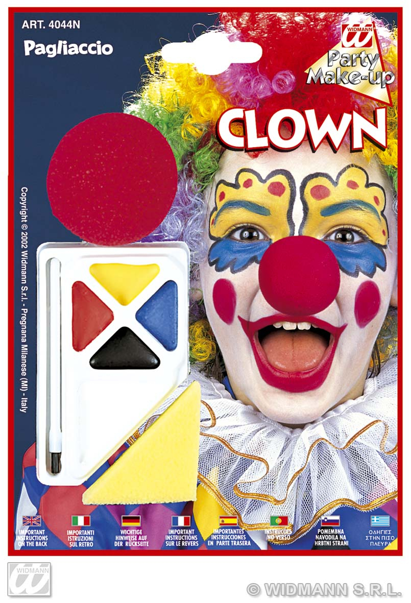 Make-Up-Clown Mit Nase