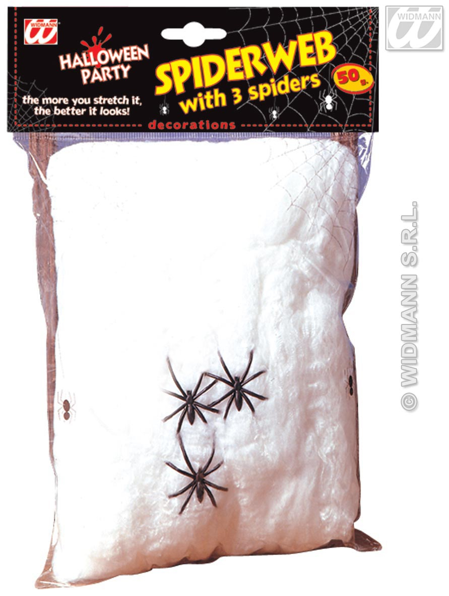 Spider Web 50gram Mit 3 Spinnen