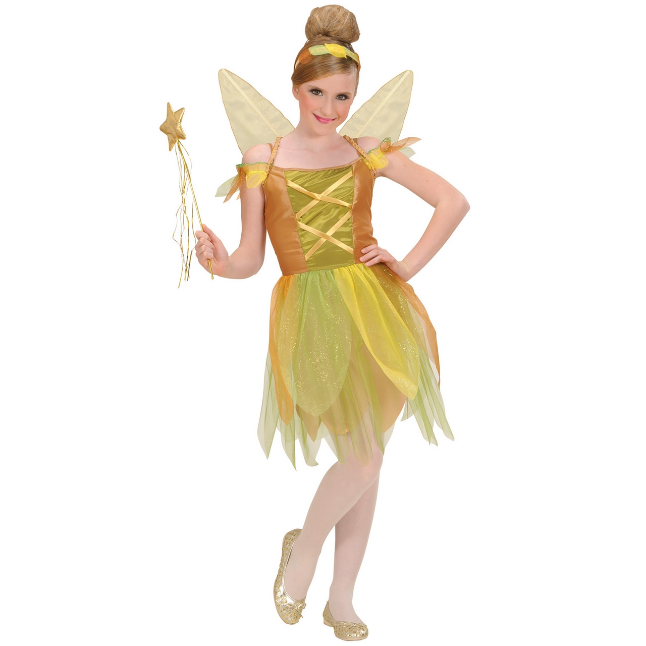 Pixie Golden Forest Prinzessin Spiel Kostüm Mädchen