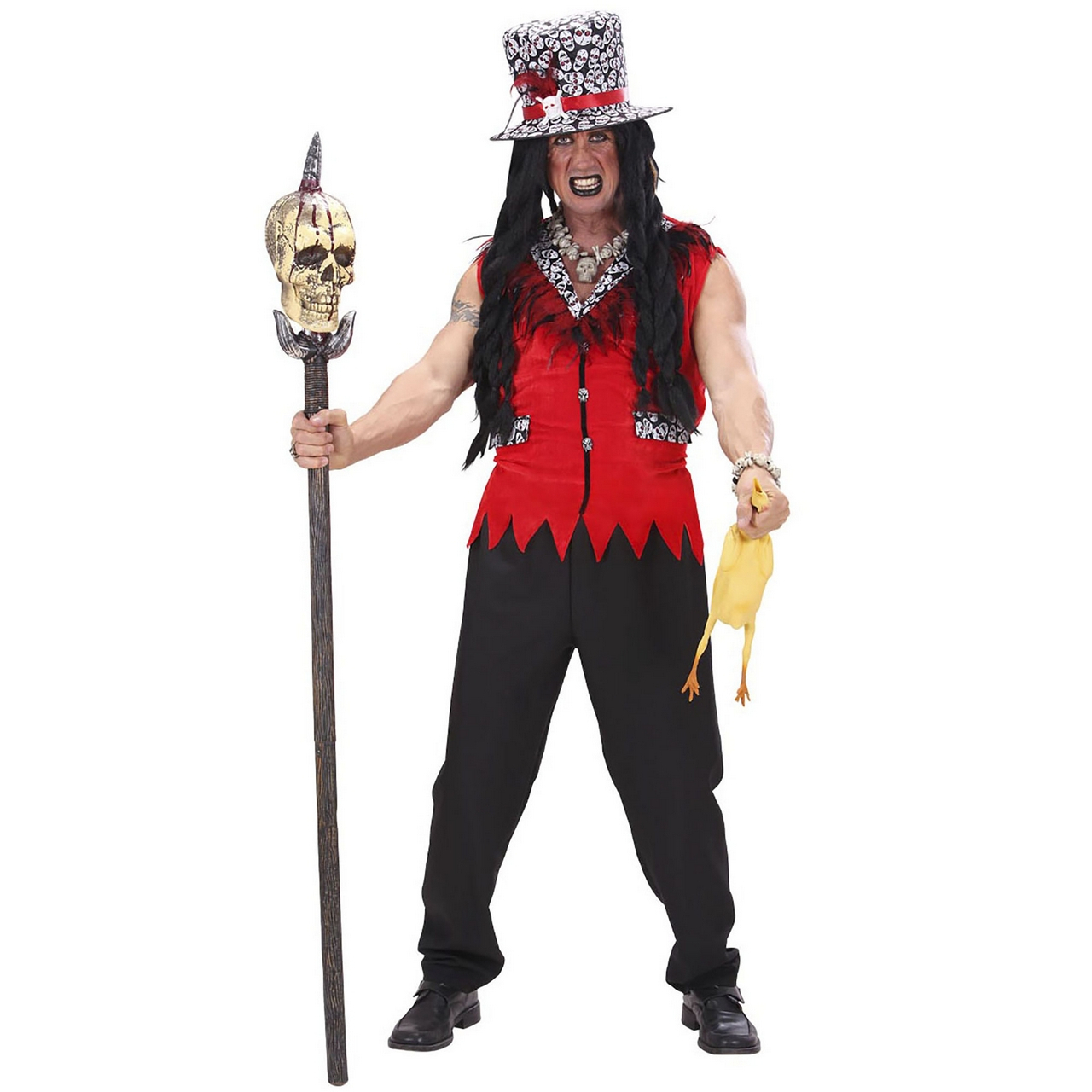 Funky Voodoo Priest Kostüm Mann Herren