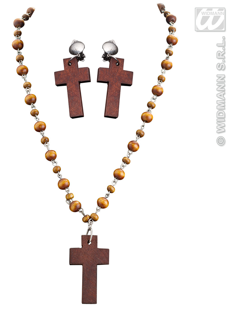 Rosenkranz Mit Ohrringen Kreuz