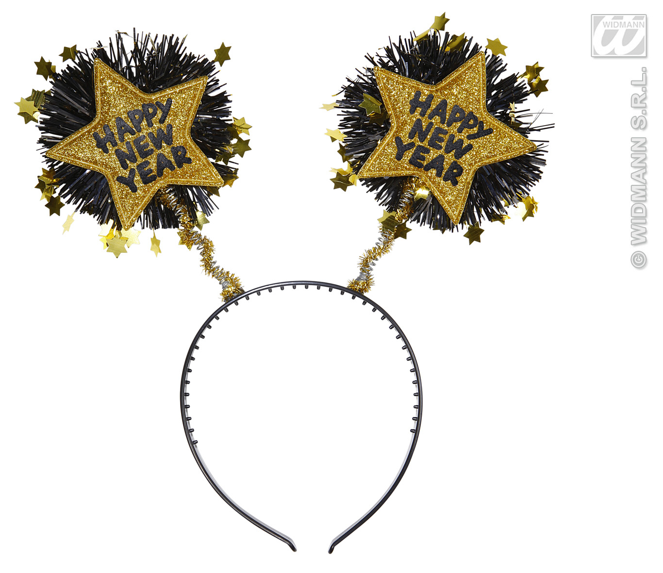 Diadem Und Brosche Frohes Neues Jahr Gold