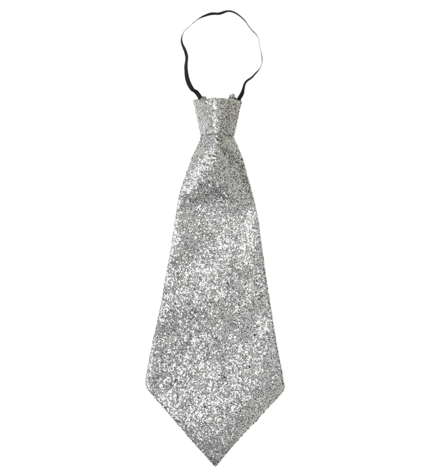 Krawatte Lurex, Silber