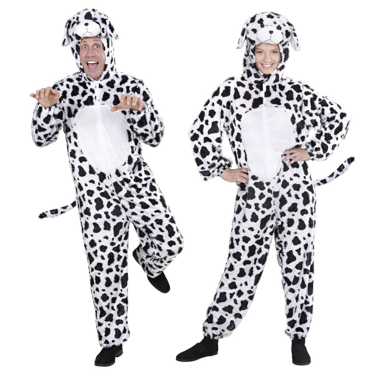 Ganzkörperplüsch Dalmatier Erwachsener Kostüm Unisex