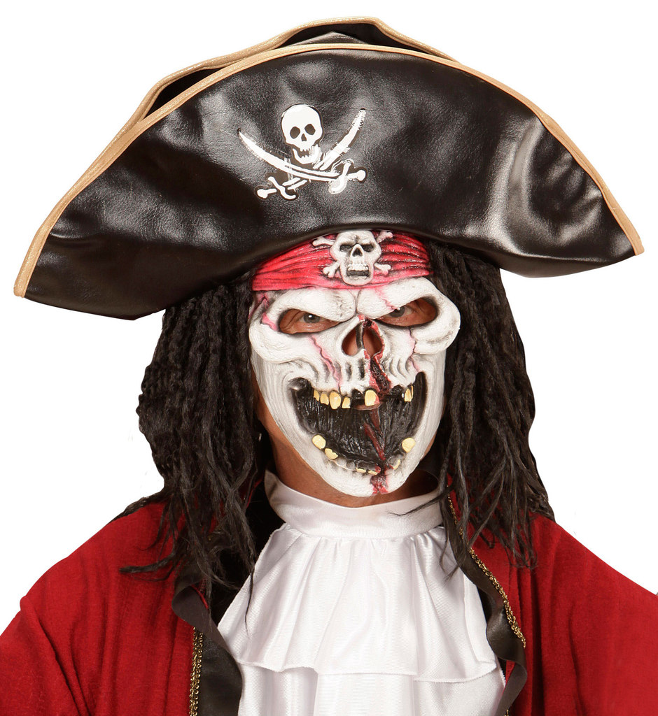 Ghost Ship Pirate Kindermaske Horror Bucanneer