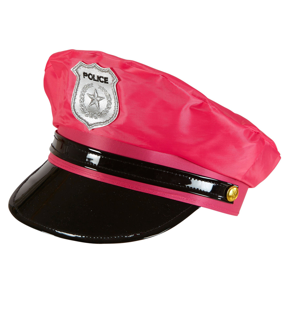 Damen Polizei Haustier Neon Rosa