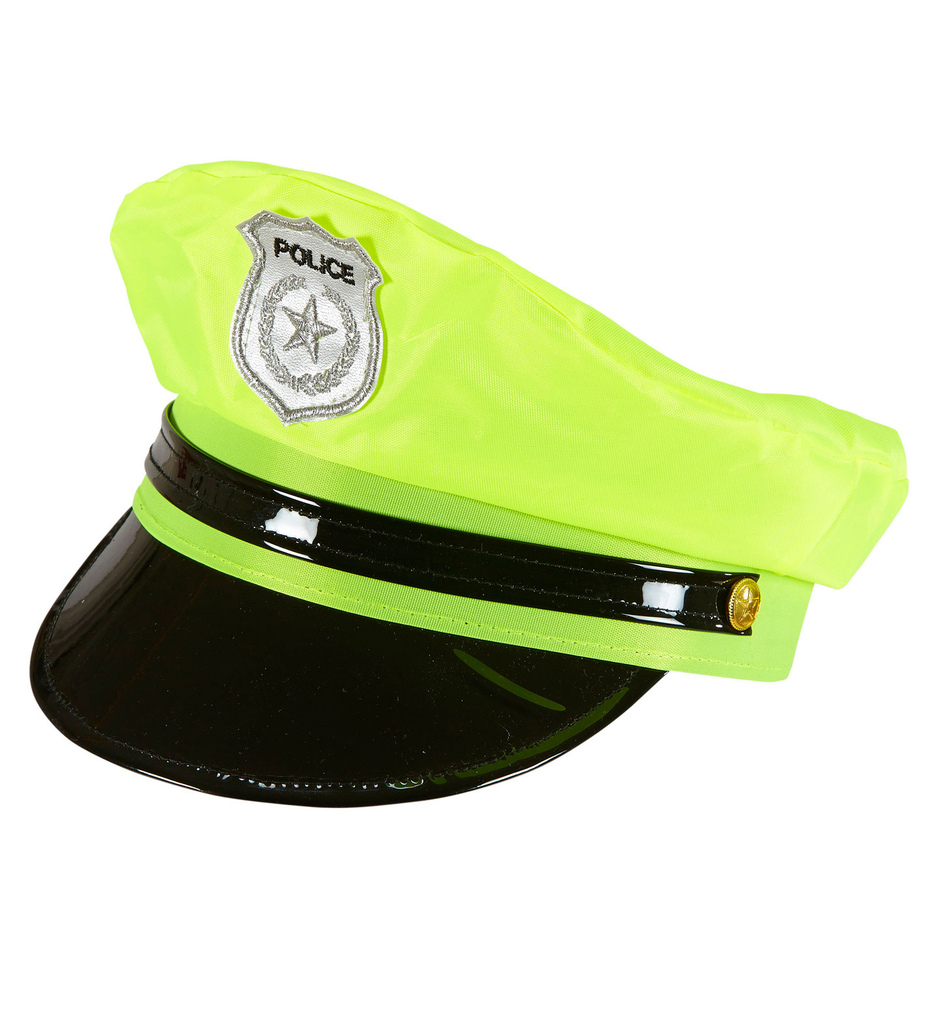 Ladies Police Cap Neon Gelb