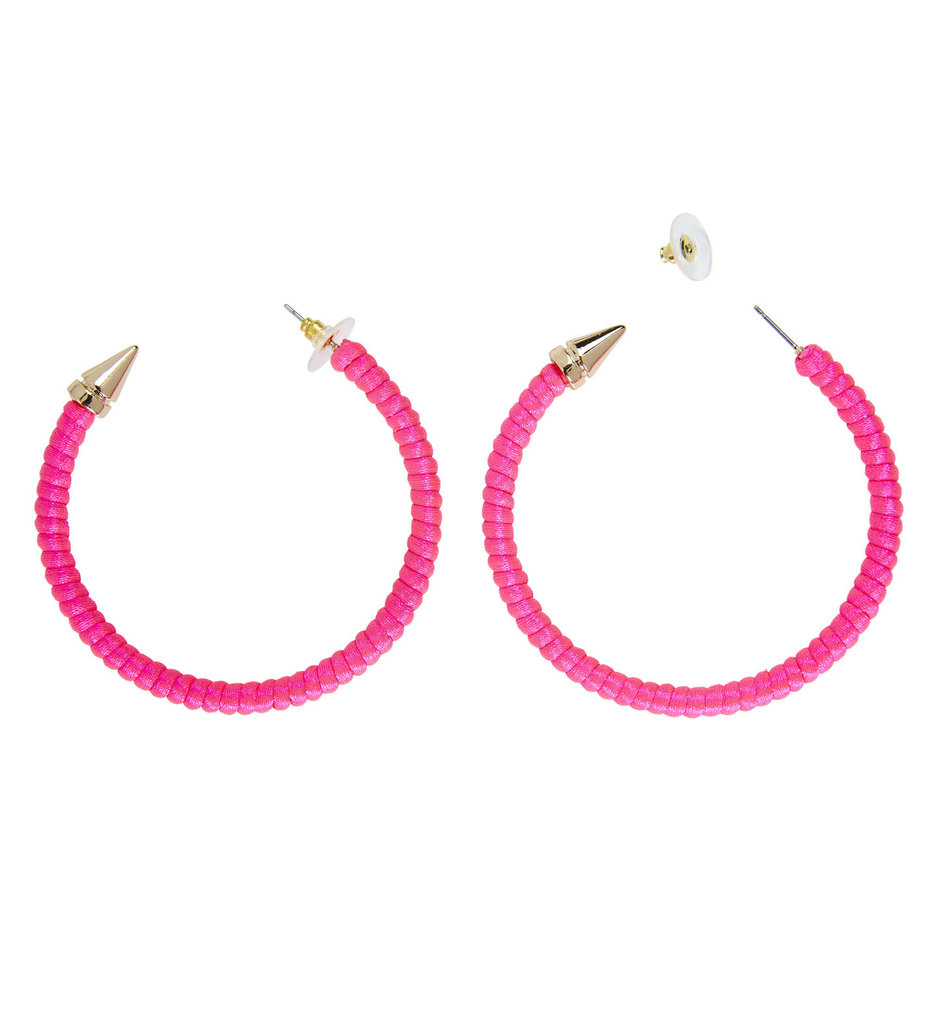 Rock Chick Ohrringe Neon Rosa