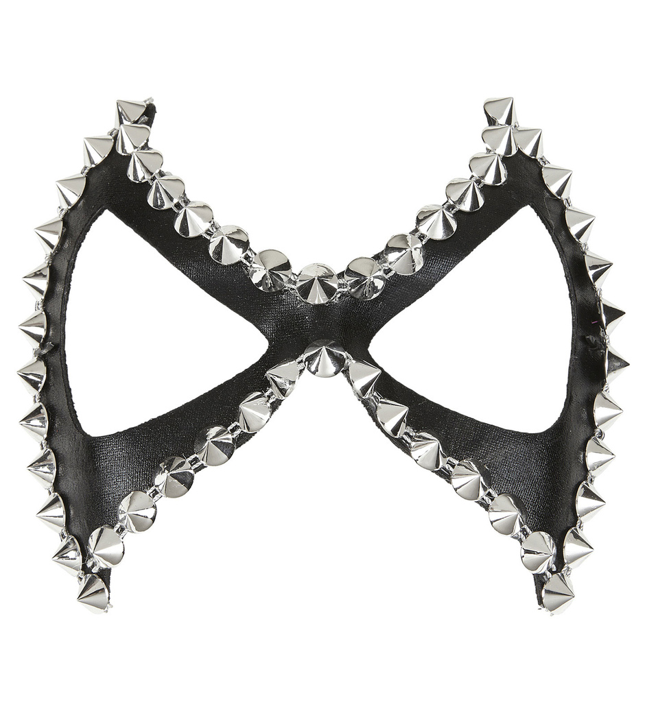 Mistress Eye Mask Schwarz Sm Mit Nägeln