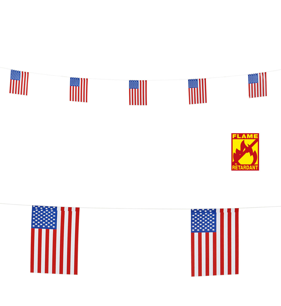 Country Theme Flag Line 6mtr, USA