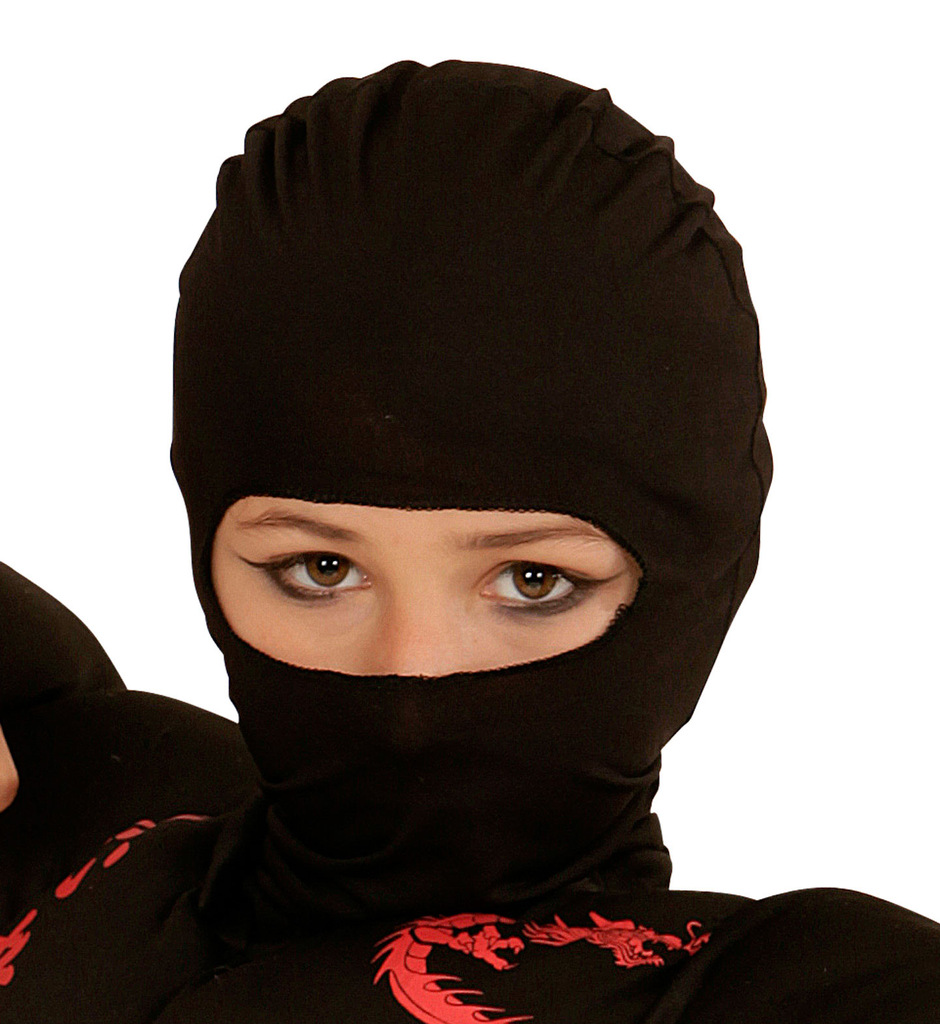 Schwarze Ninja -Maske, Kind