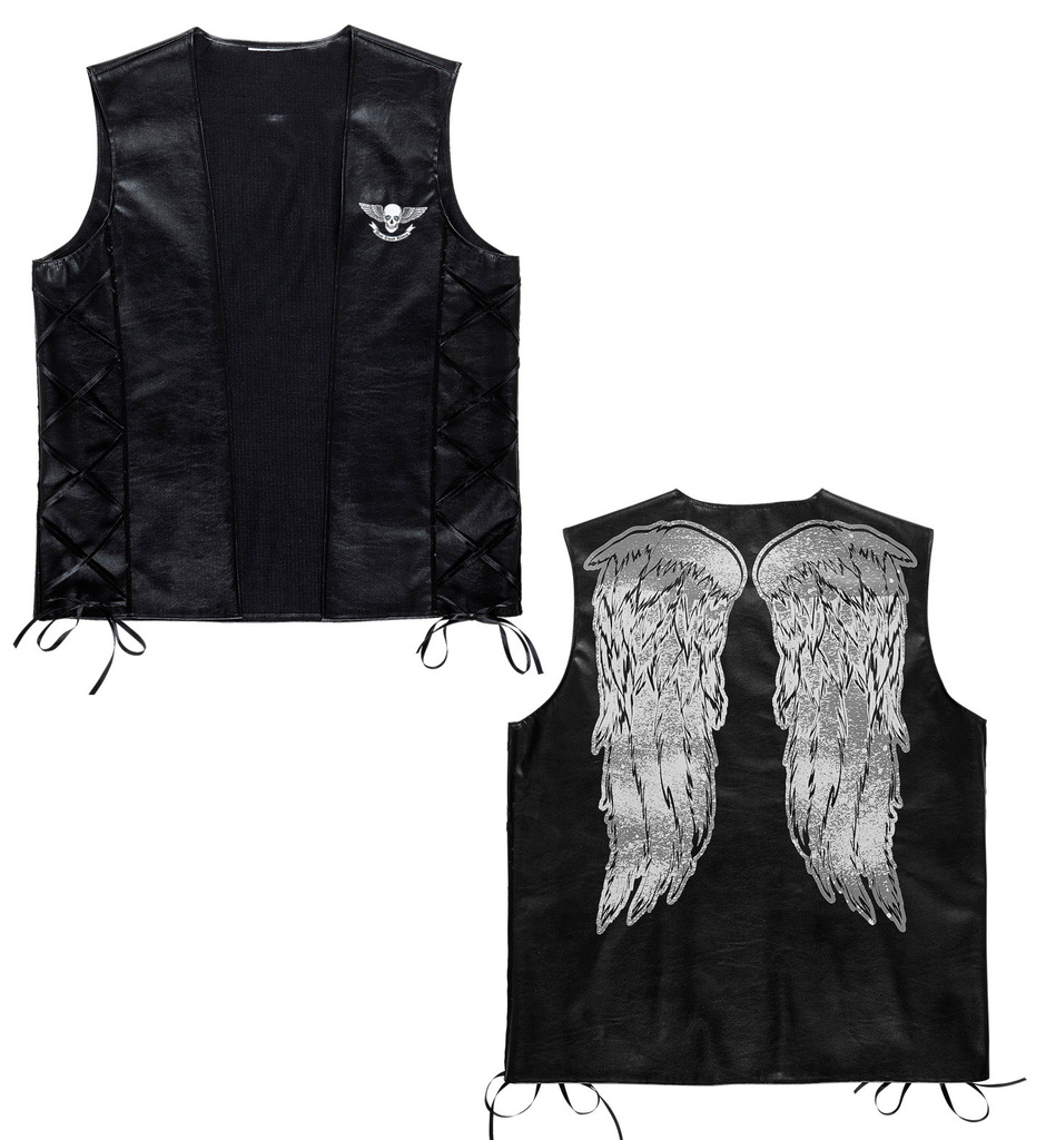 Terror Mc Leder Look Strickjacke Unisex