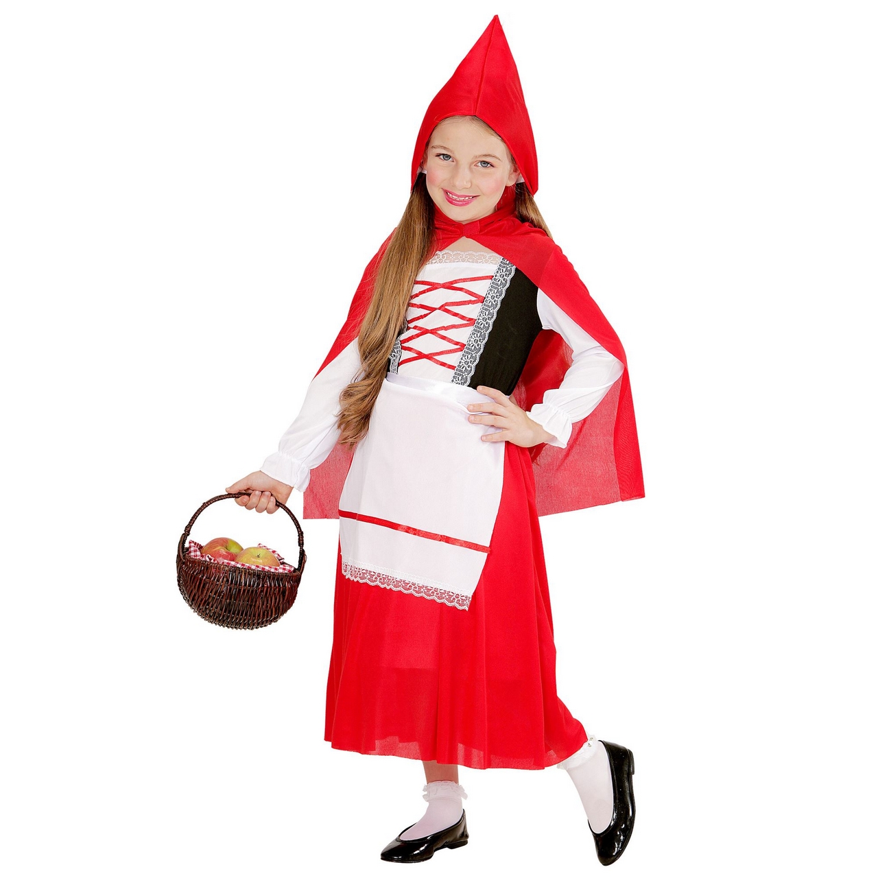 Little Rot Riding Hood Kind Aus Einem Märchen Kostüm für Mädchen