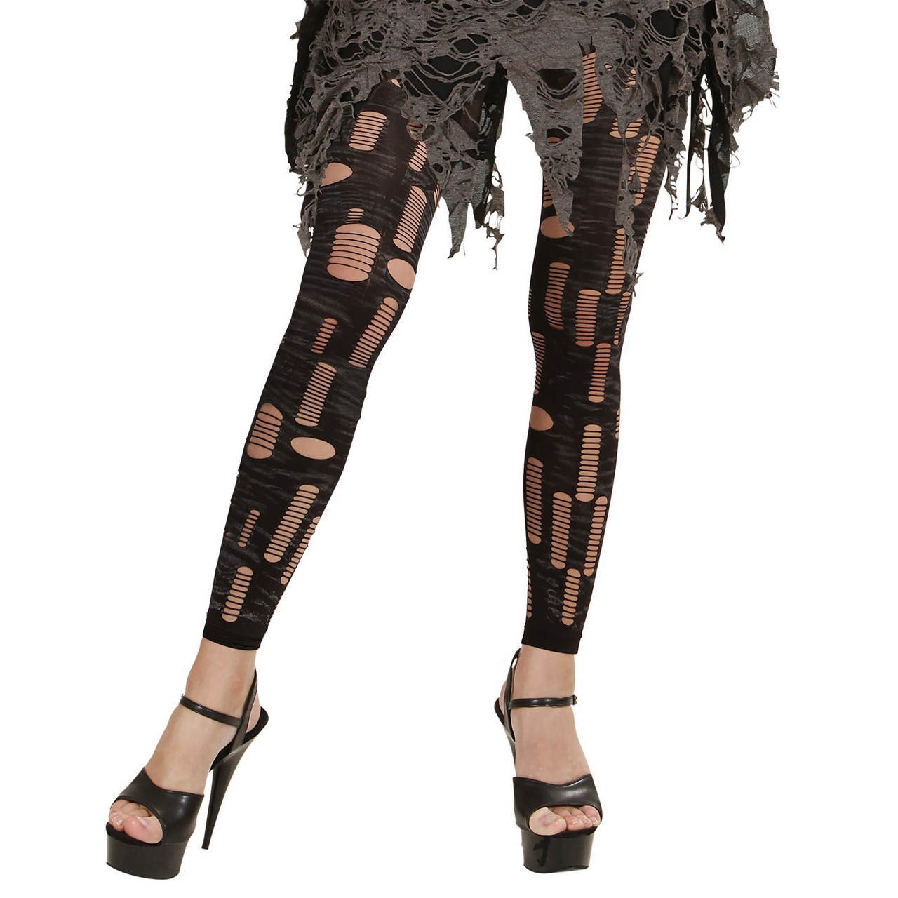 Camille Zerrissene Zombie -Leggings XL Damen