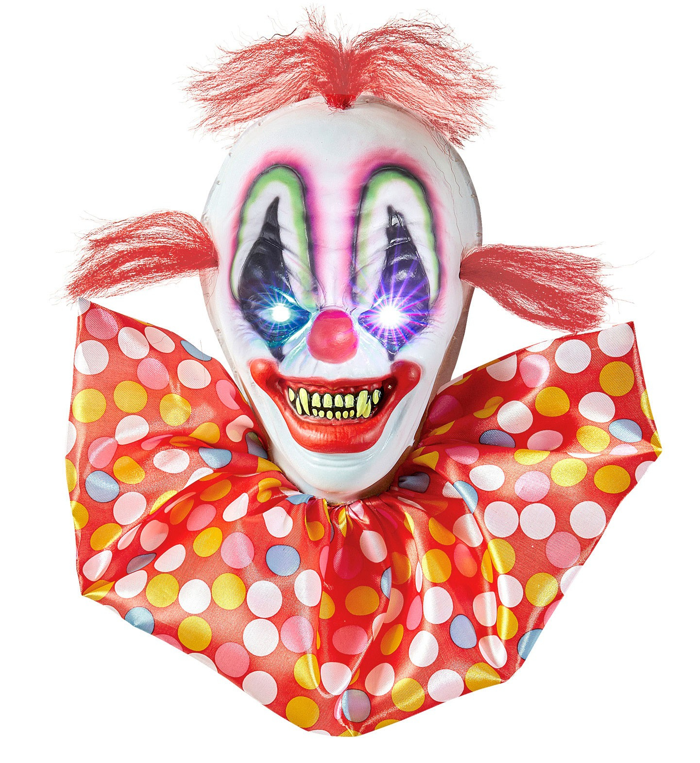 Dekorativer Horrorclown Mit Wechselnem Licht