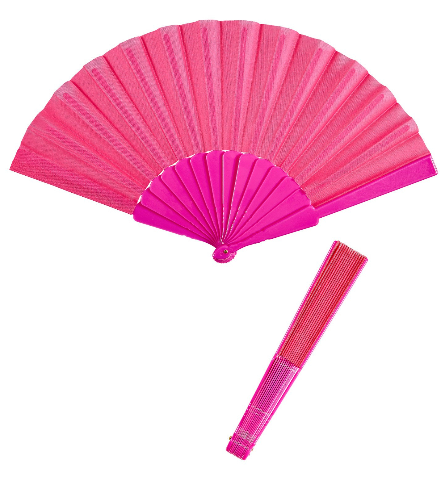 Flamenco Fabric Fan, Rosa