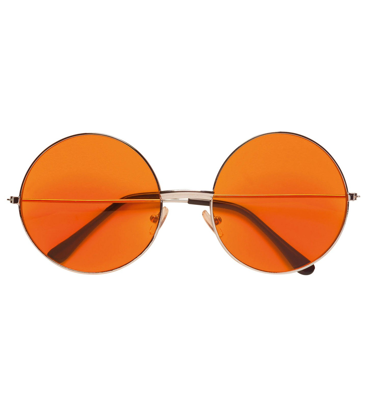 Freaky Brille, 70er Orangefarbene Glas