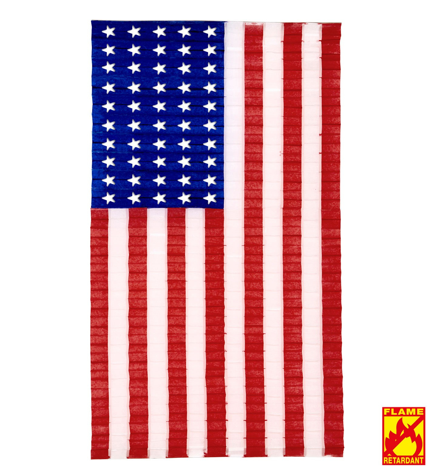 Plisse Flagge USA 68x122cm