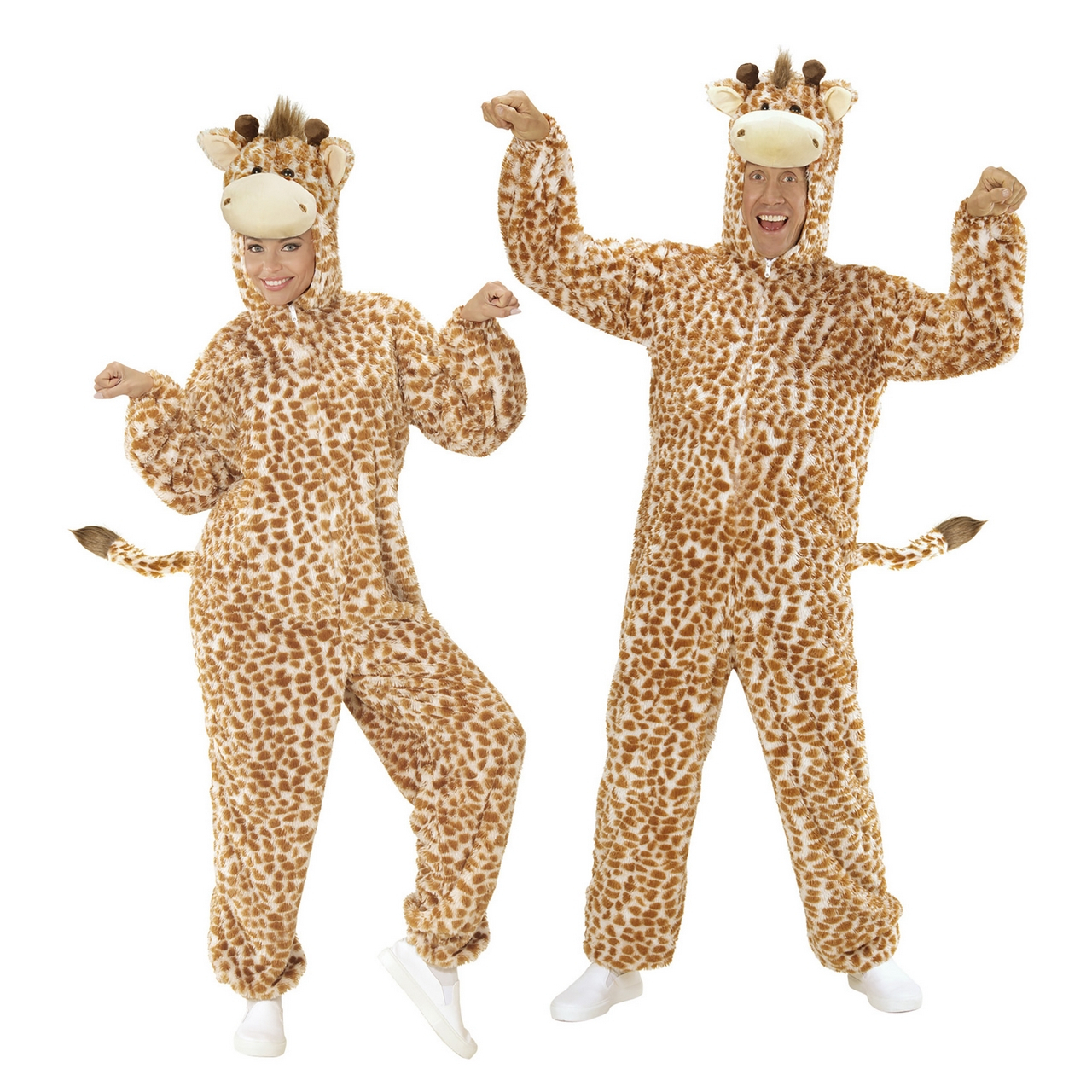 Tiere Onesie Plüsch Giraffe Unisex Kostüm