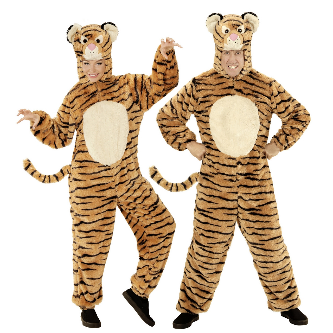 Tiere Onesie Plüsch Tiger Unisex Kostüm