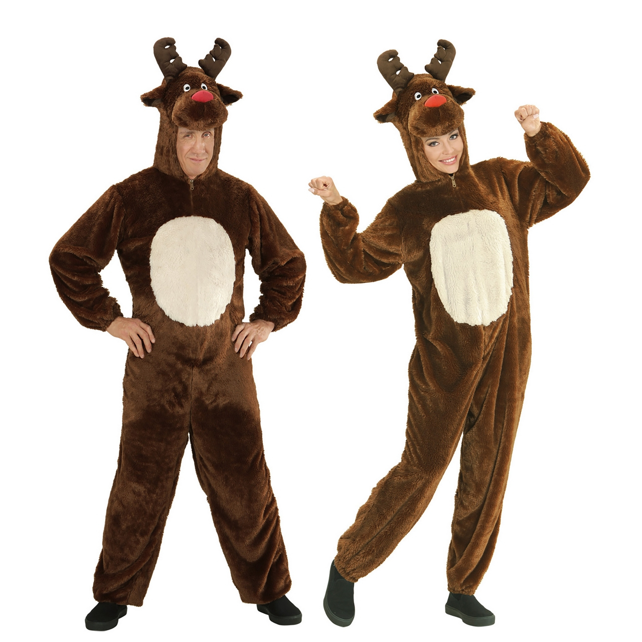 Tiere Onesie Plüsch Rendierer Unisex Kostüm