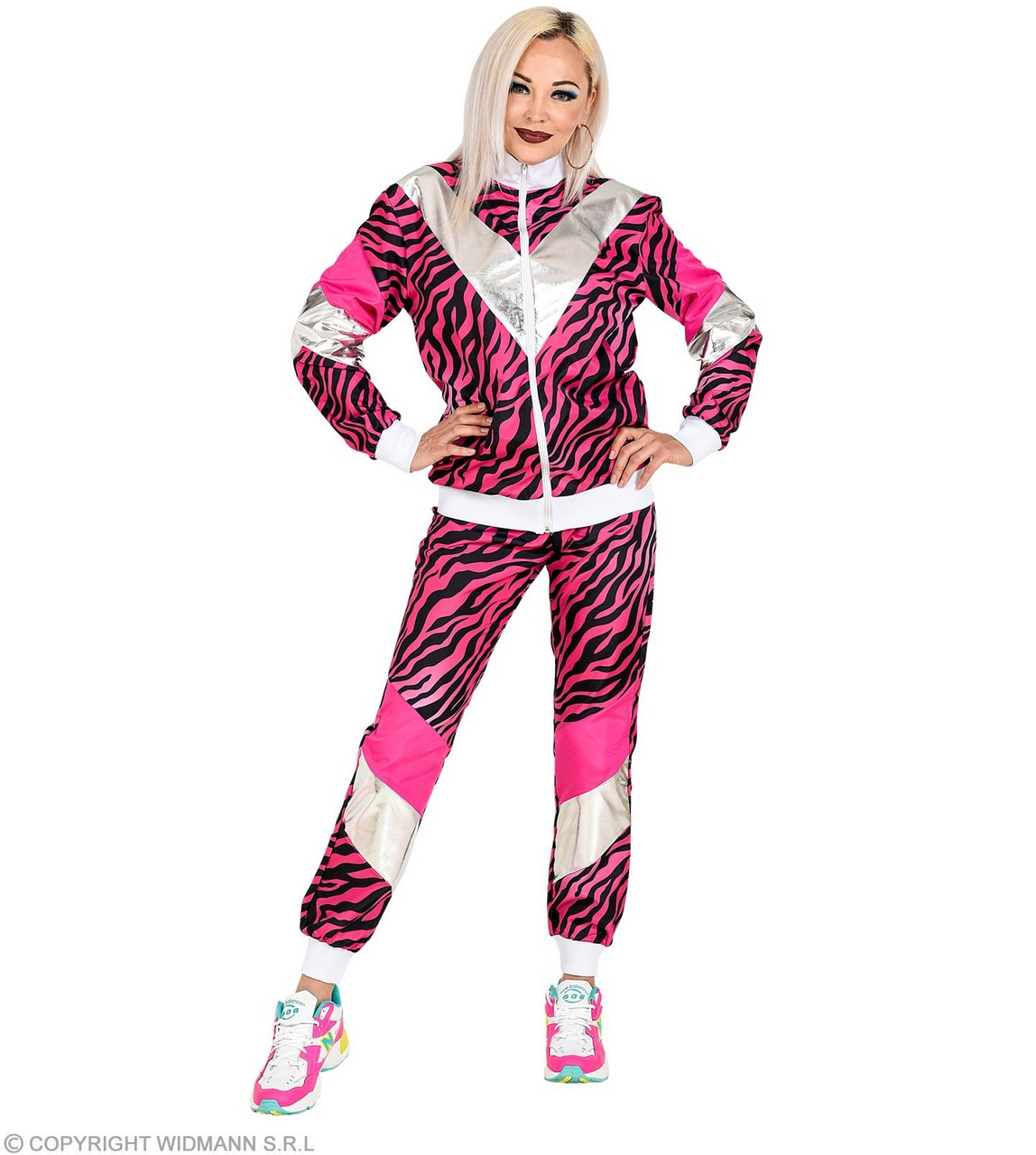 Tigerlicious Rosa 80s Unisex Kostüm