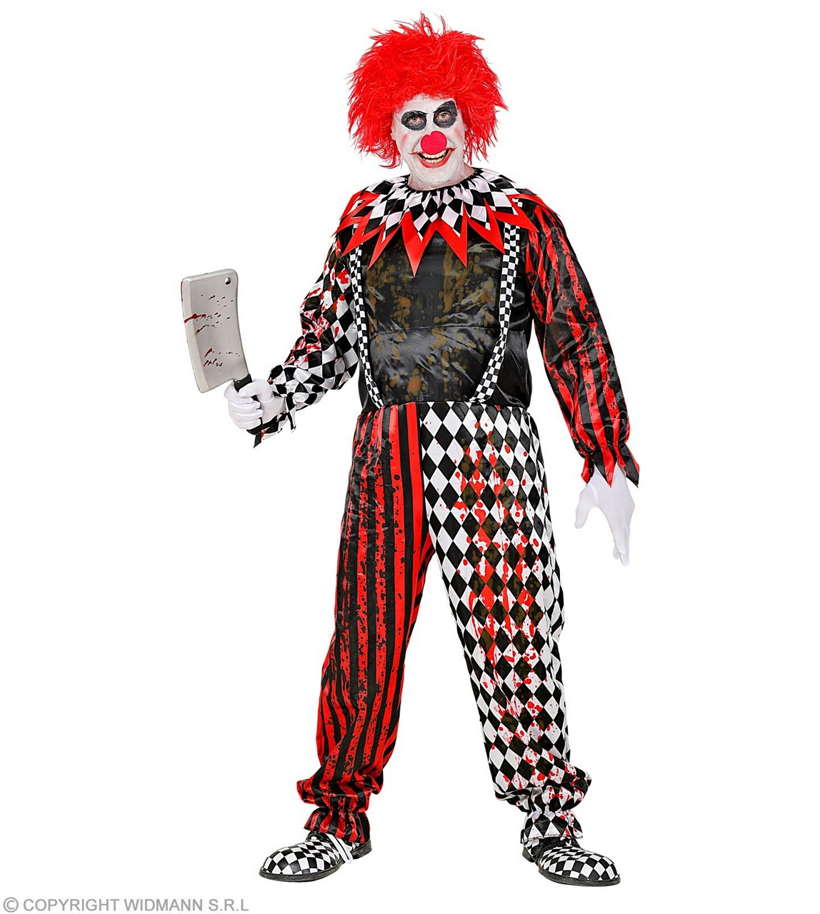 Mörderer Horrorclown Herrenkostüm