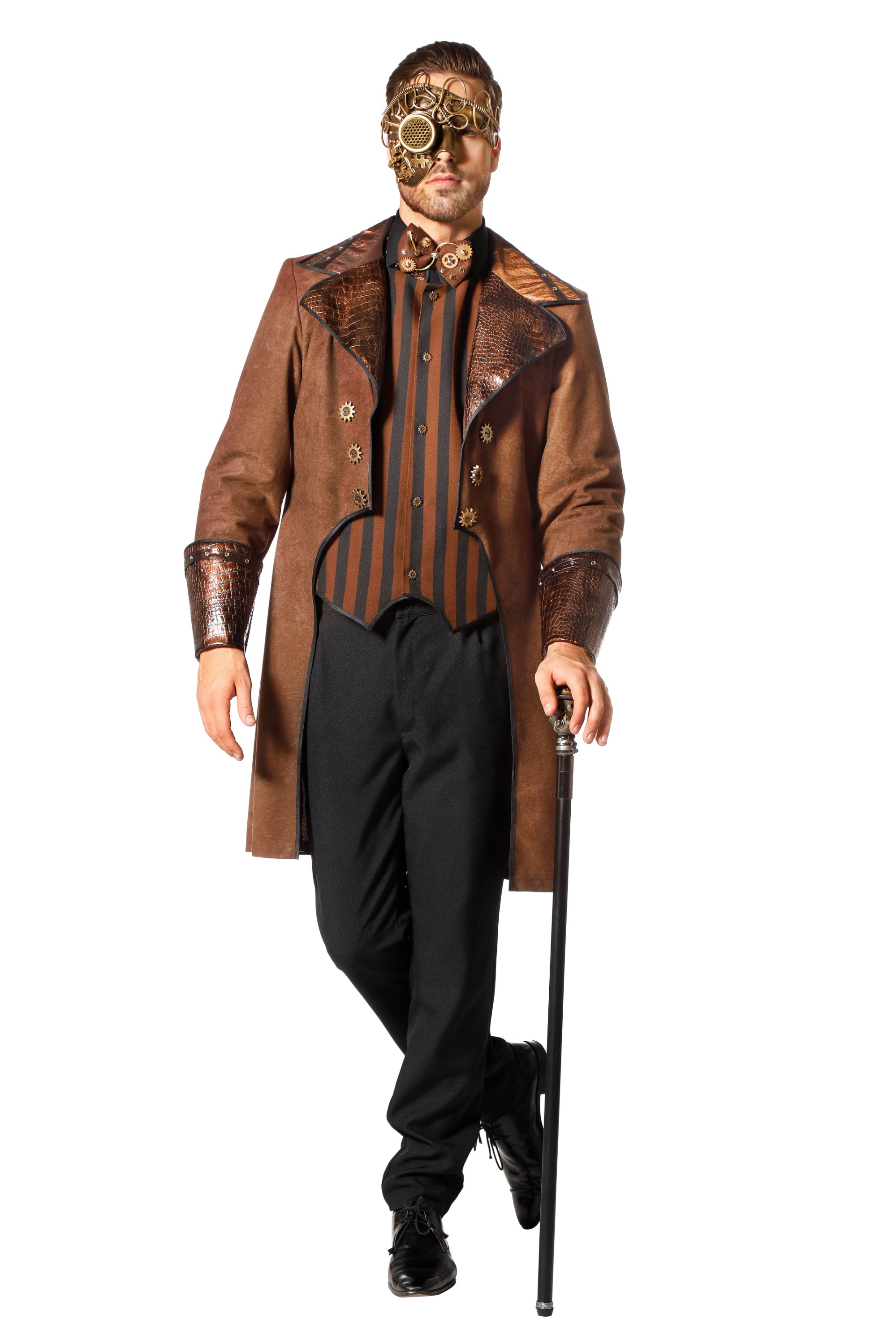 Steampunk -Jacke Schlange Herren