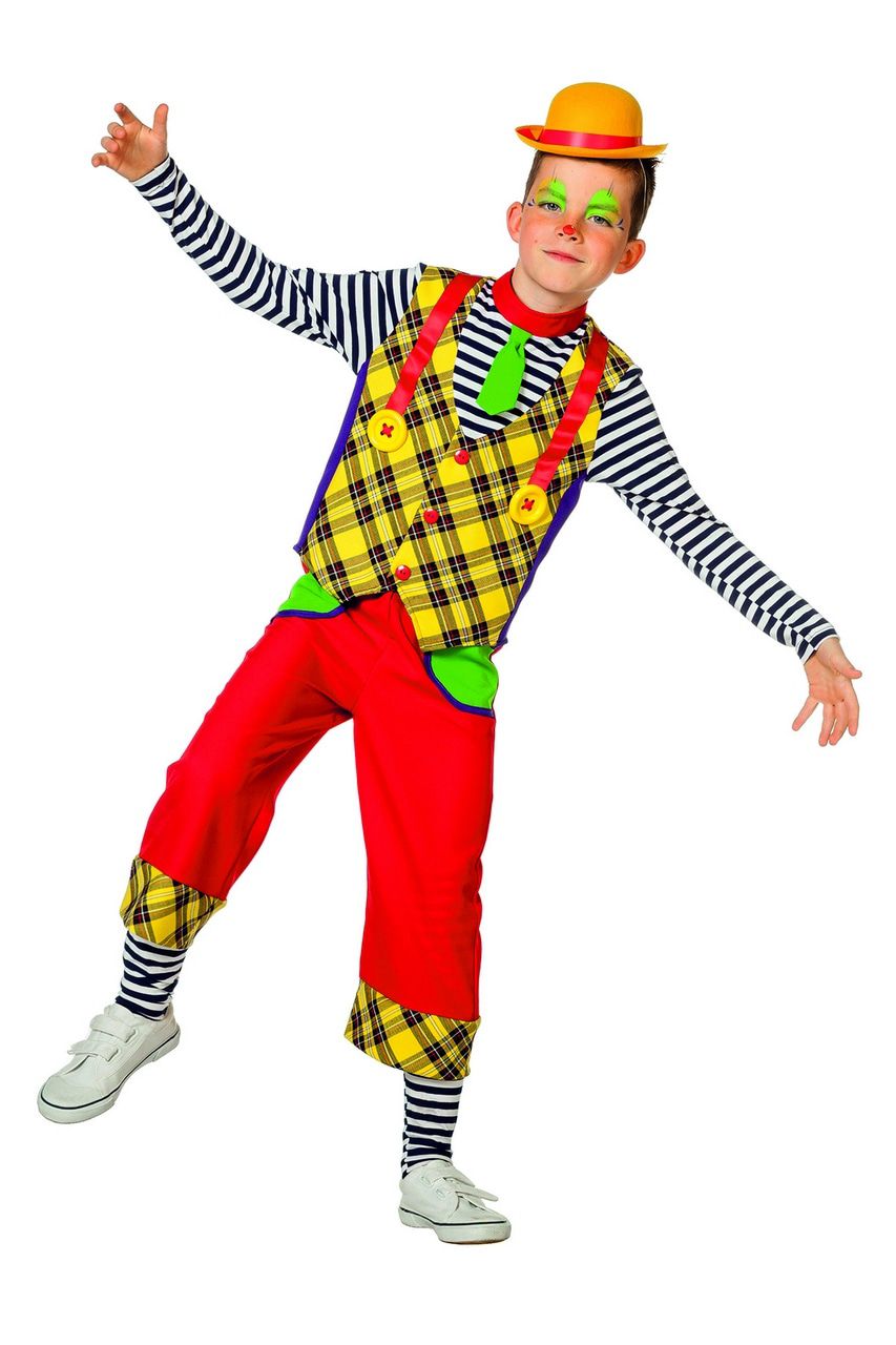 Holzklaas Clown Kostüm für Jungen