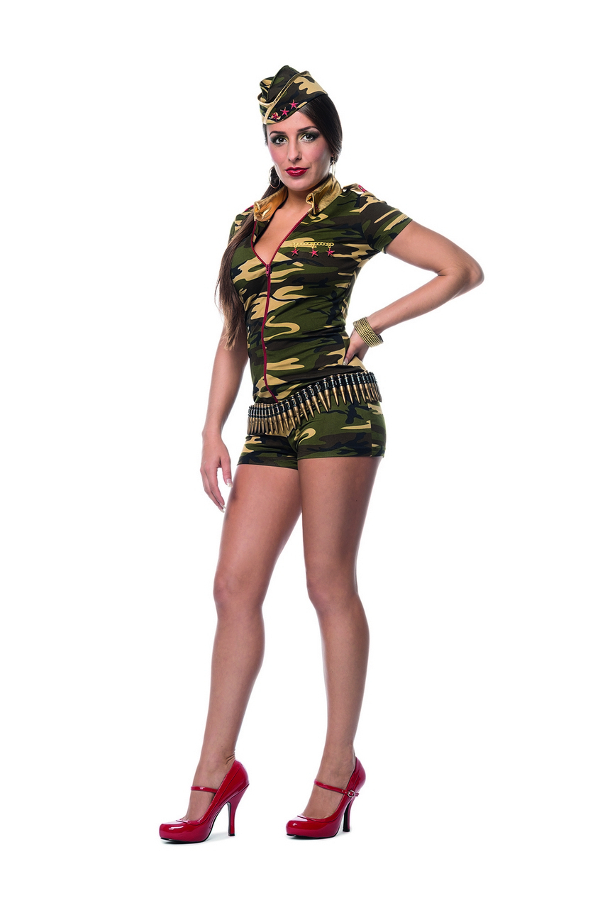 Catsuit Camouflage Dream Army Damenkostüm