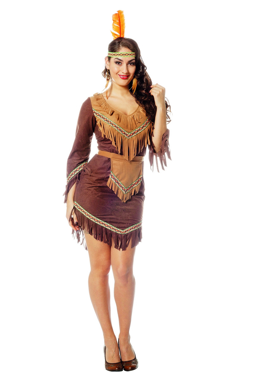 Mustang Mojave Brown Indian Kleid Damen