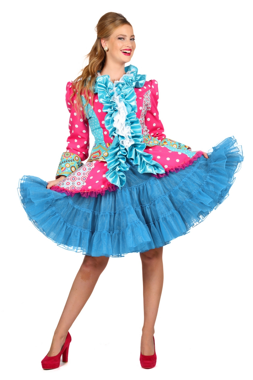 Musiktheater Petticoat Luxus Aqua Damen