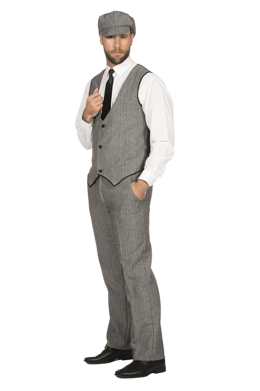 Roaring 20s Set Grey Thomas Peaky Herrenkostüm