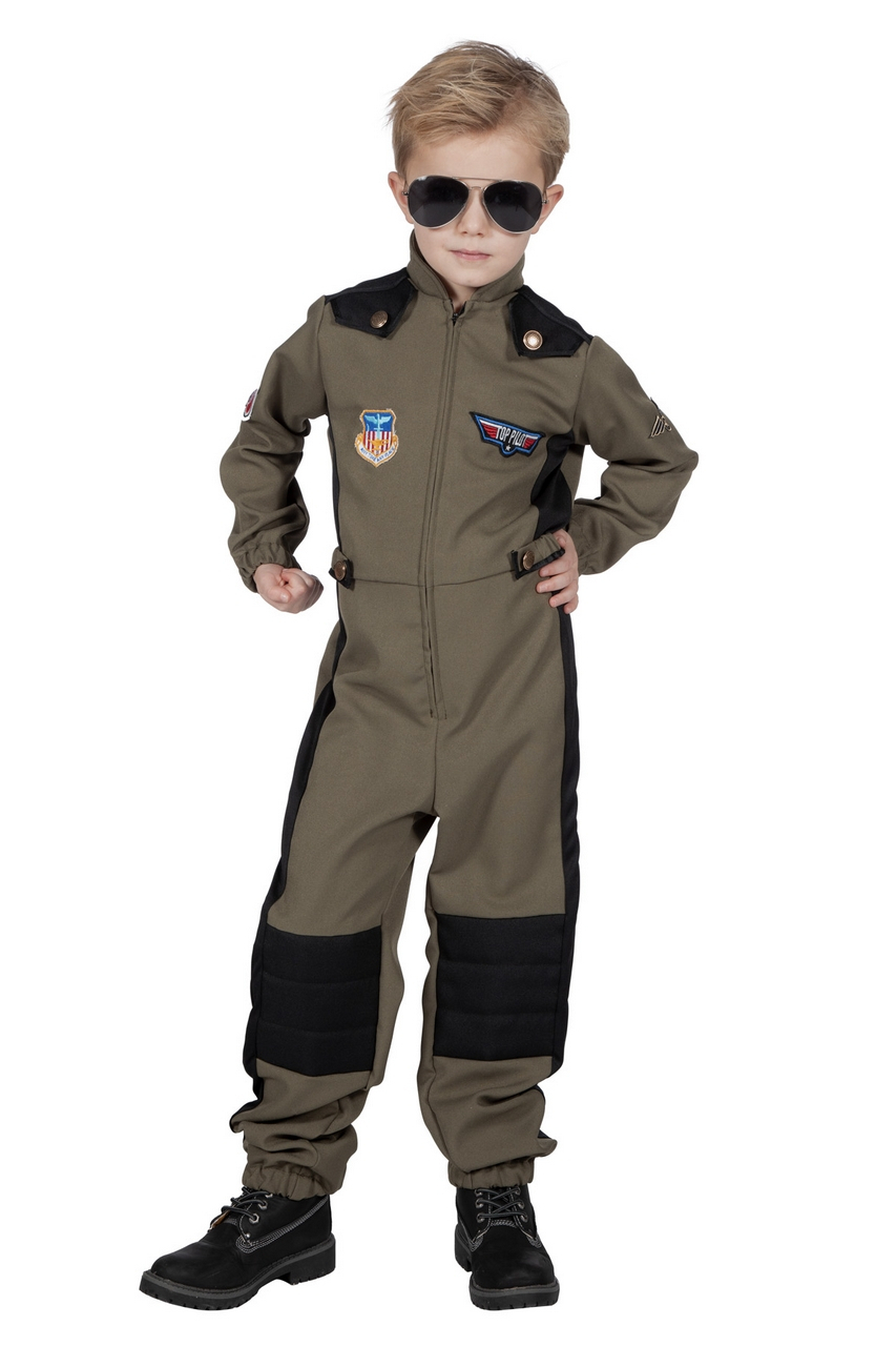 Maverick Top Pilot F35 Streuner Jäger Kostüm für Kinder