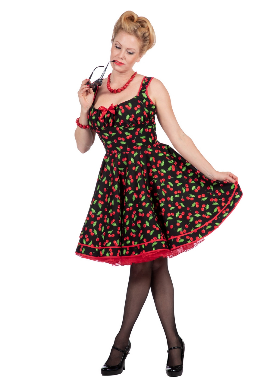 Rockabilly Kleid Fruchtige Frau Damen